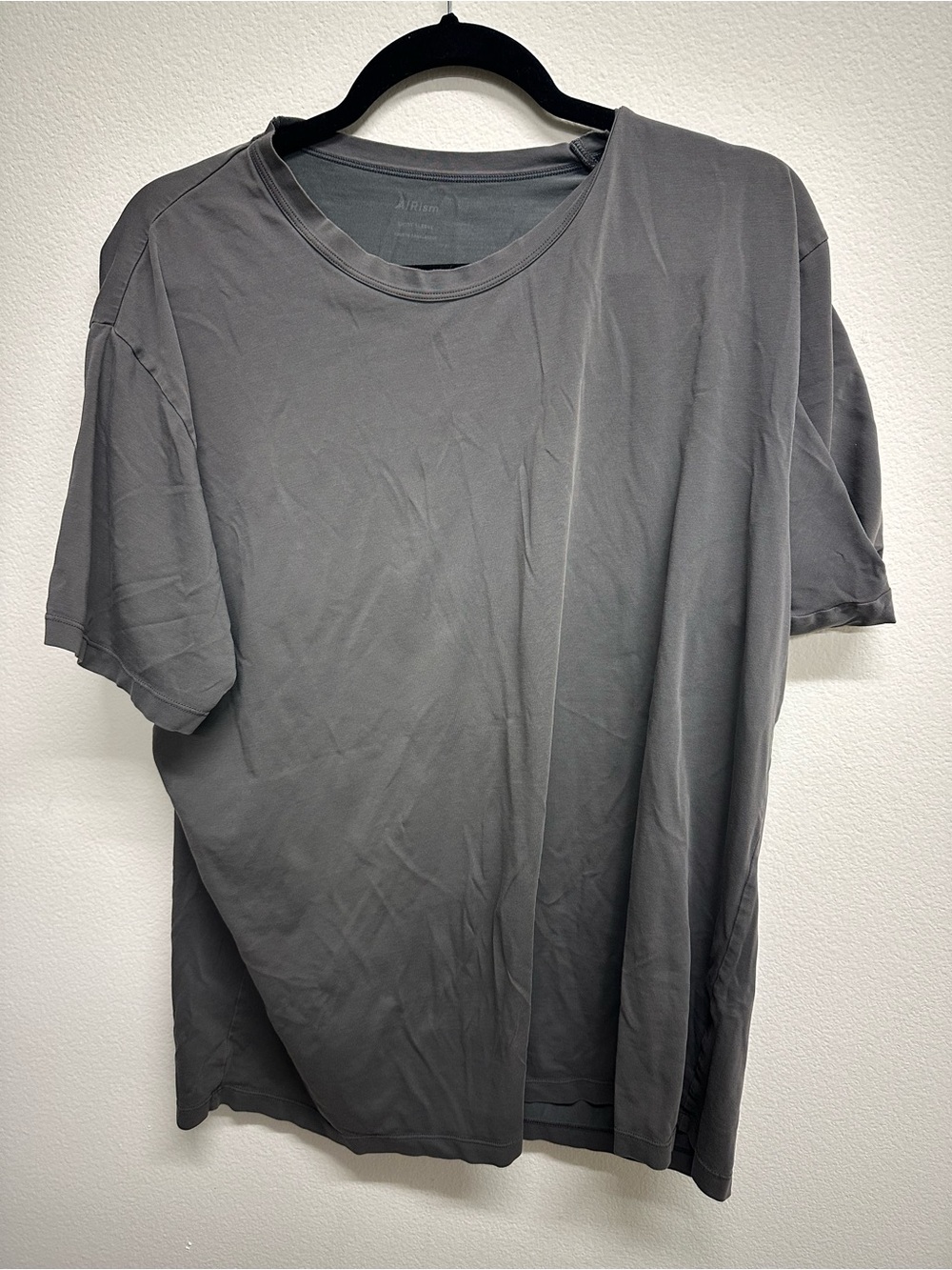 Uniqlo Men's Gray Crew Neck T-Shirt Airism XL